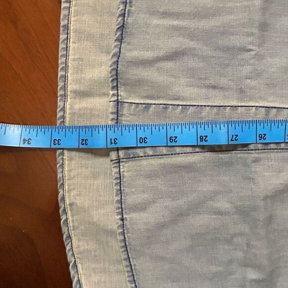 Sandrine Rose (sold by Free People) NWT light denim long sleeve button down shir - Picture 7 of 10